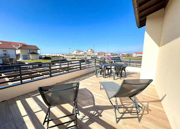 O Courant - T3 Terrasse Vue Ocean