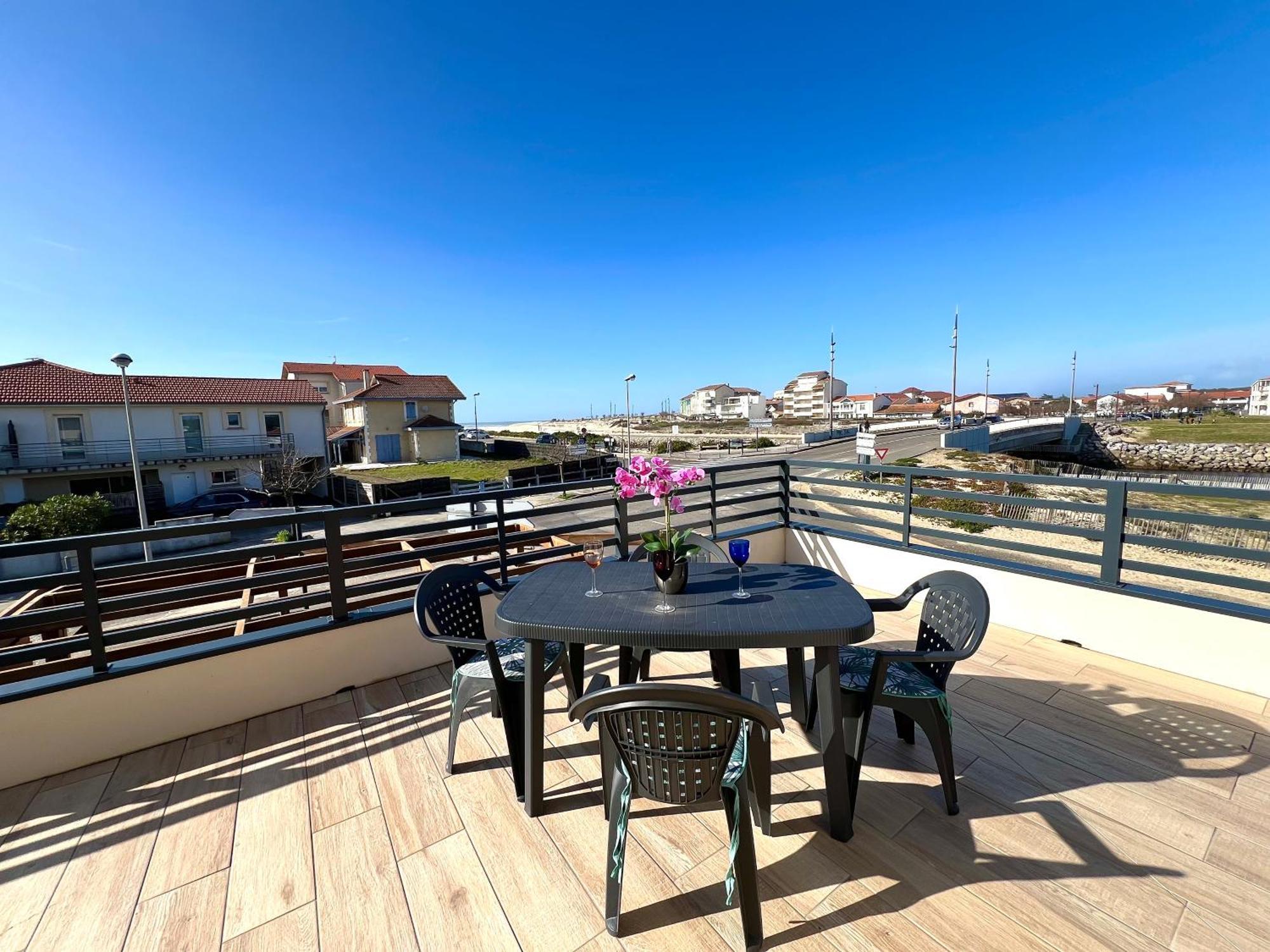 O Courant - T3 Terrasse Vue Ocean Mimizan