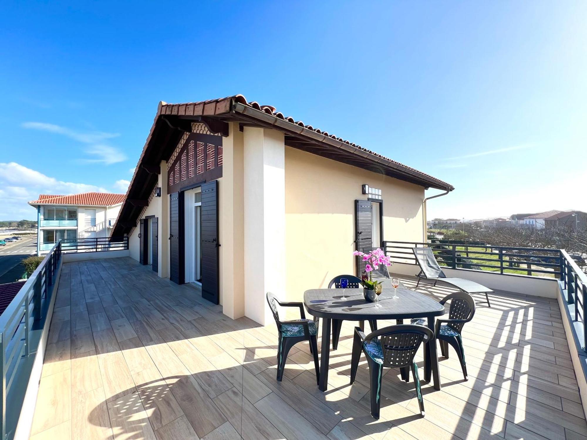 O Courant - T3 Terrasse Vue Ocean Mimizan